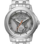 Harley-Davidson Men's Bulova V-Twin Wrist Watch 76A021