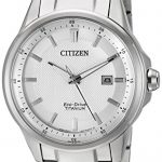 Citizen Men's AW1490-50A Eco-Drive Stainless Steel Day-Date Silver Tone Watch
