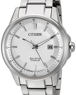 Citizen Men's AW1490-50A Eco-Drive Stainless Steel Day-Date Silver Tone Watch