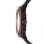 Diesel Men's Stainless Steel Quartz Watch with Leather Strap