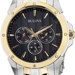 Bulova Men's 98C120 Sport Analog Display Japanese Quartz Two Tone Watch