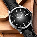 Stuhrling Original Classic Cuvette II Mens Black Watch