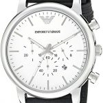 Emporio Armani Men's AR1807 Dress Black Leather Watch