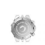 Edox Men's Delfin Quartz Watch with Stainless-Steel Strap, Silver