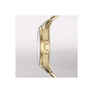 Armani Exchange Black Dial Gold PVD Mens Watch AX2122