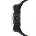Diesel Men's Uber Chief Black Ip Brown Leather Watch