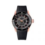 Edox Men's CO-1 43mm Black Rubber Band Steel Case Sapphire Crystal Automatic Analog Watch 80099 37R NIR