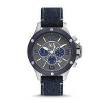 A|X Men's Denim Nylon Watch AX1517