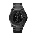 Diesel Men's Master Chief Quartz Stainless Steel Chronograph Watch, Color: Black (Model: DZ4180)