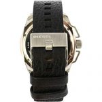 Diesel Men's Heavyweight Stainless Steel Black Leather Watch