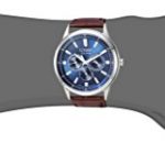 Citizen Men's Eco-Drive Stainless Steel Japanese-Quartz Watch with Leather Calfskin Strap, Brown
