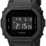 Casio Men's G Shock Quartz Watch with Resin Strap, Black, 30 (Model: DW-5600BB-1CR)