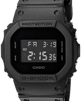Casio Men's G Shock Quartz Watch with Resin Strap, Black, 30 (Model: DW-5600BB-1CR)