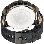 Diesel Men's Mr Daddy 2.0 Black Leather Watch
