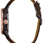 Bulova Men's Mechanical Hand Wind Stainless Steel and Leather Dress Watch