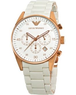 Emporio Armani Men's AR5919 Sport White Dial Watch