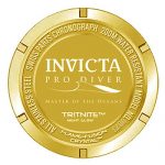 Invicta Men's Pro Diver Collection Chronograph 18k Gold Plated Watch