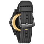 Bulova Mens Black Silicone Strap 47mm Watch