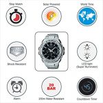 Casio Men's G SHOCK Quartz Watch with Stainless-Steel Strap, Silver