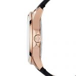 A|X Men's Black Leather Watch AX2129