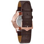 Bulova Men's Stainless Steel Analog-Quartz Watch with Leather Strap