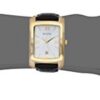 Bulova Men's Stainless Steel Analog-Quartz Watch with Leather-Crocodile Strap, Brown