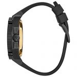 Bulova Mens Black Silicone Strap 47mm Watch