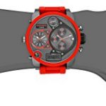 Diesel Men's The Daddies Series Analog Display Analog Quartz Red Watch