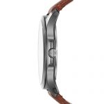 Armani Exchange Men's AX2195 Gunmetal Brown Leather Watch