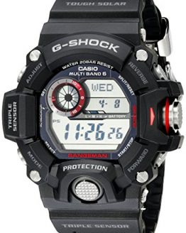 Casio Men's GW-9400-1CR Master of G Stainless Steel Solar Watch