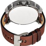 Make a Statement: Diesel Mr Daddy 2.0 Watch – 57 mm Grey Leather Chronograph
