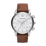 Emporio Armani Men's AR1846 Dress Brown Leather Watch