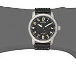 Citizen Men's Eco-Drive Stainless Steel Quartz Leather Calfskin Strap, Black Casual Watc