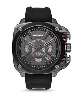 Diesel Men's DZ7356 BAMF Analog Display Quartz Black Watch