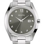 Bulova Men's Quartz Stainless Steel Dress Watch, Color:Silver-Toned (Model: 96D122)