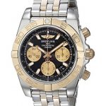 Breitling Men's Watch CB014012-BA53-378C Chronomat 41 Automatic Black Dial 18K Rose Gold and Steel