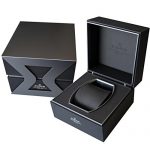 'Grand Ocean' Swiss Automatic Stainless Steel and Rubber Diving Watch, Color: Black