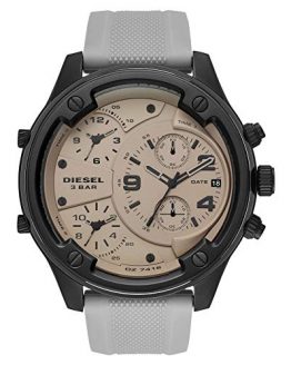 Diesel Mens Chronograph Quartz Watch with Silicone Strap DZ7416