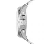 Diesel Men's Mega Chief Quartz Watch with Stainless-Steel Strap, Silver