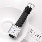 FEICE Bauhaus Watch Men's Automatic Watch Minimalist Square