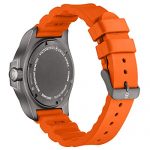 Swiss Army Men's I.N.O.X. Titanium Swiss-Quartz Watch with Rubber Strap, Orange