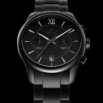 Wrist Watch - Black dial with Matte Black Stainless Steel Watch Band