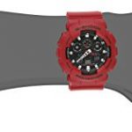 Casio Men's XL Series G-Shock Quartz 200M WR Shock Resistant Resin Color: Red