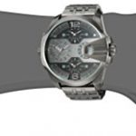 Diesel Men's 'Uber Chief' Quartz Stainless Steel Casual Watch, Color: Grey