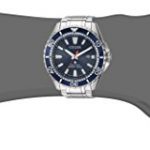 Citizen Men's Eco-Drive Japanese-Quartz Diving Watch with Stainless-Steel Strap, Silver