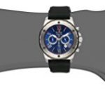 Bulova Men's Marine Star Chronograph Stainless Steel and Silicone Casual Watch