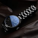 PASOY Men's Self-Luminous Watches Green/Blue Light Up to 25 Years Sapphire Glass