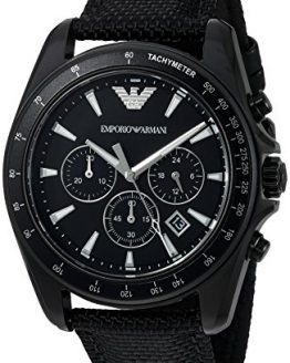 Emporio Armani Men's AR6131 Sport Black Nylon Quartz Watch