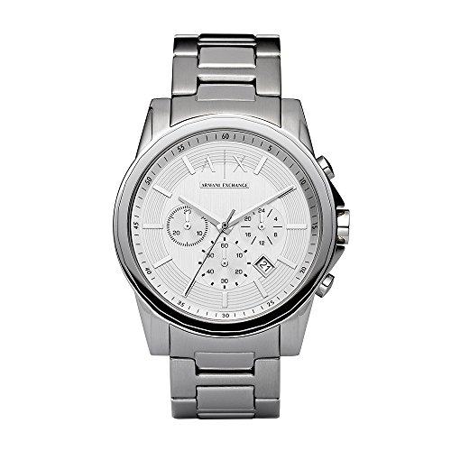 Armani Exchange Men's AX2058 Silver Watch SALE ⌚ Wrist Watches Shop ...