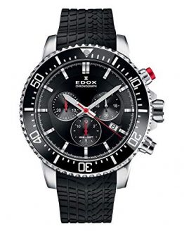 Edox Gents-Wristwatch Chronorally S Titanium Chronograph Date Analog Quartz 10227 TINCA NIN